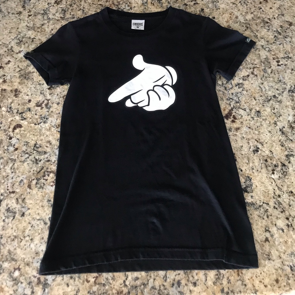 Crooks and castles women’s hand gun tee
